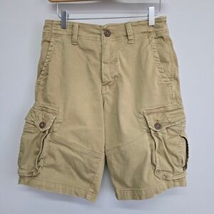 American Eagle Cargo Shorts Mens 28 Tan Extreme Flex Classic Utility Gorpcore